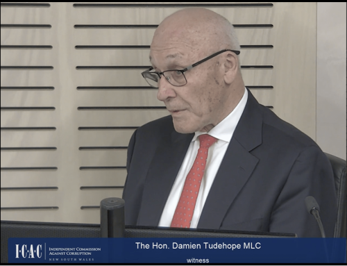 Tudehope introduced key funder to “NSW Reformers”